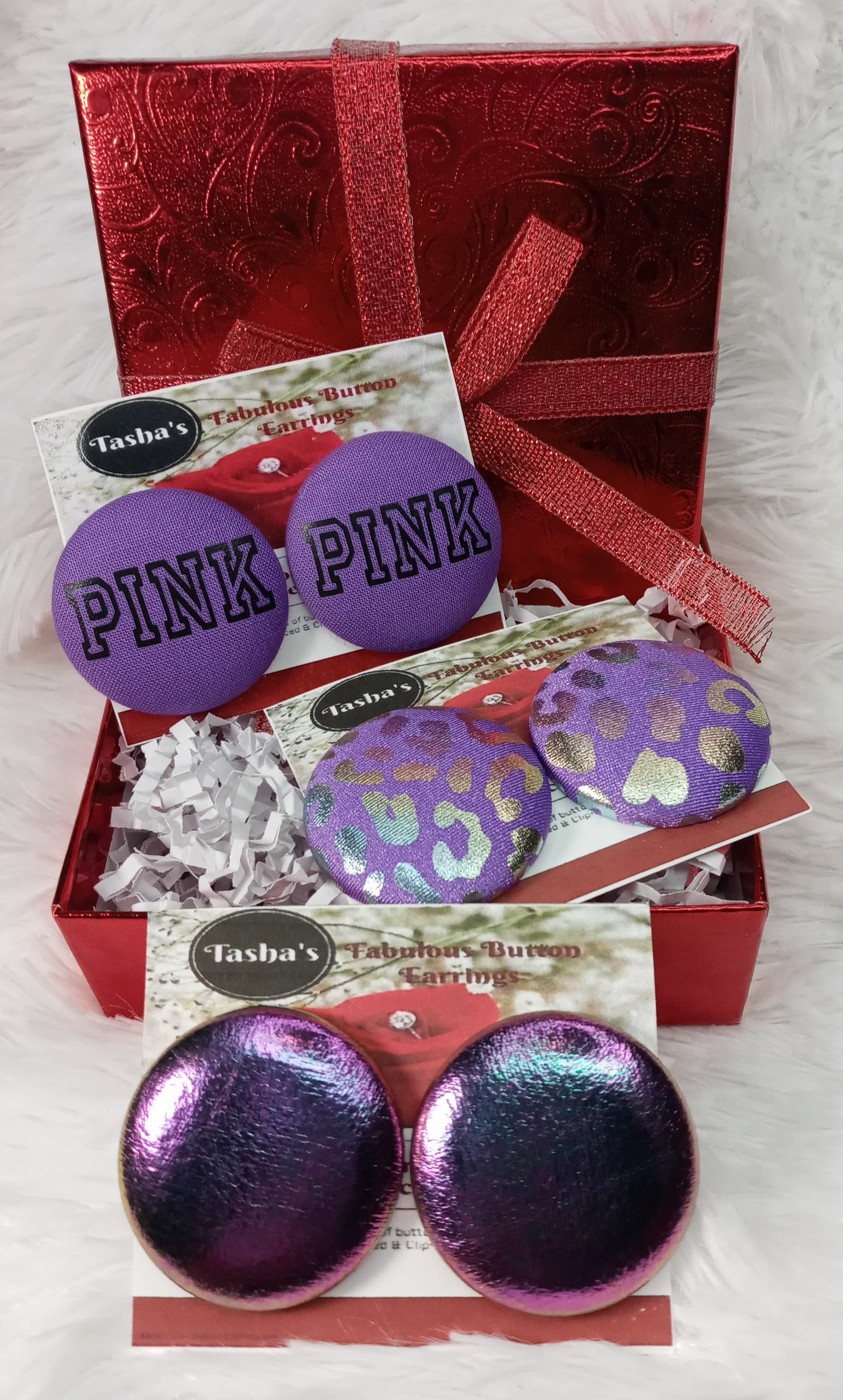 Purple Pink Earring Bundle