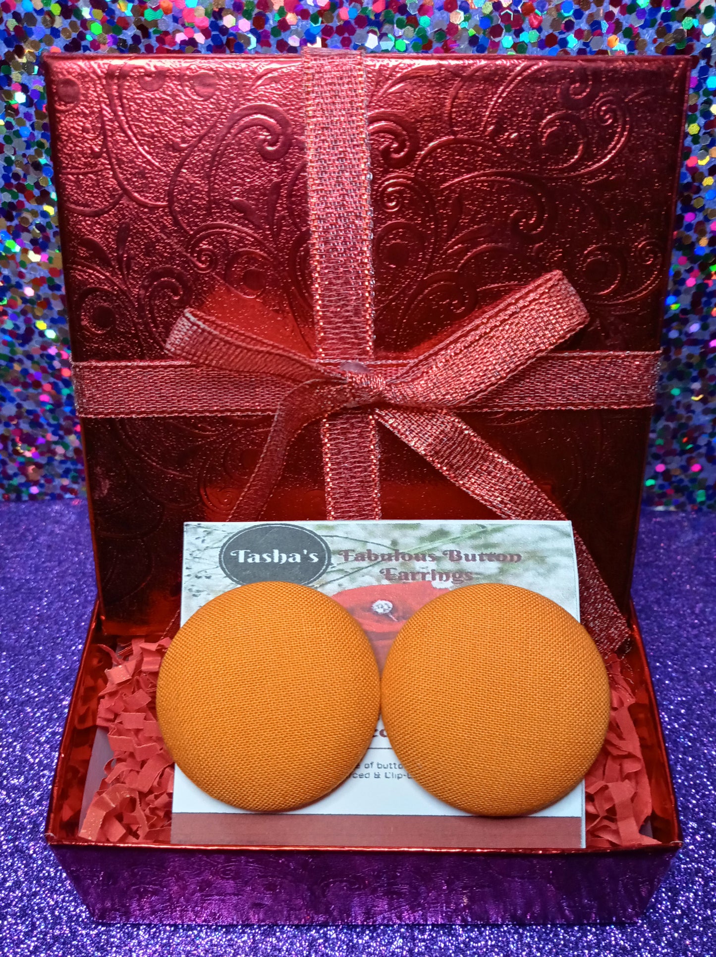 Orange Blast Earrings