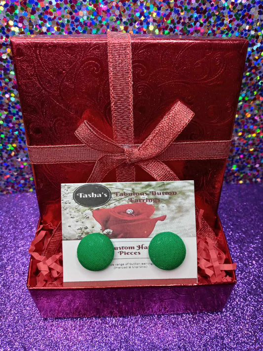 Green Apple Earrings (Kids Collection)